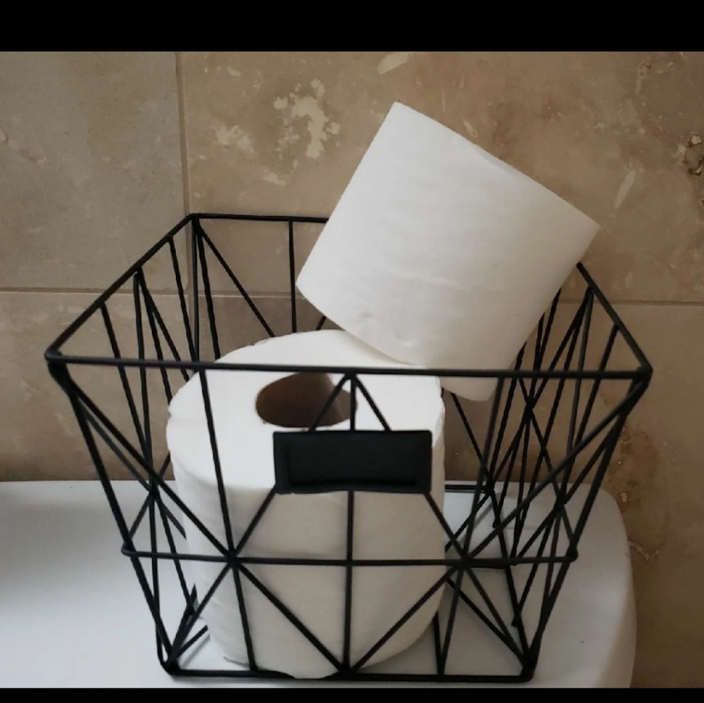 Target- 1 wired black metal basket